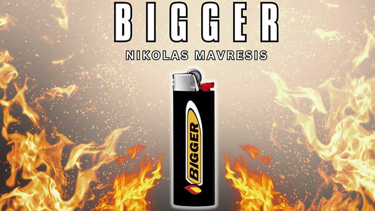 BIGGER by Nikolas Mavresis (Gimmick Not Included) - Click Image to Close